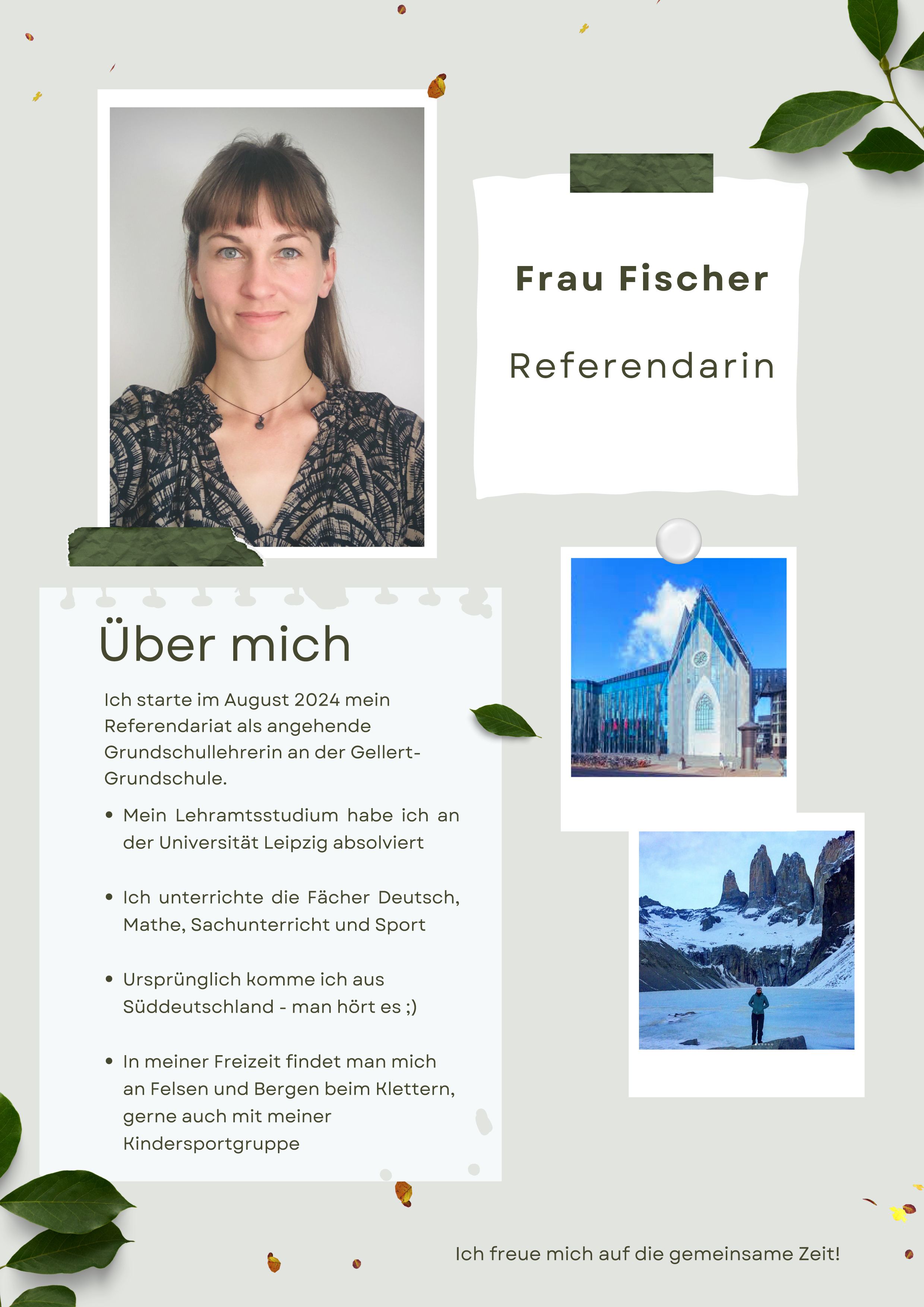 Vorstellungsflyer Frau Fischer